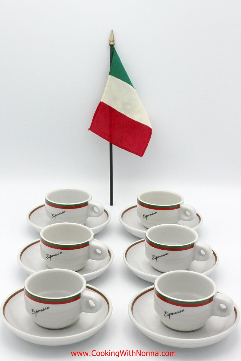 La Dolce Vita Espresso Cups - Set of 6