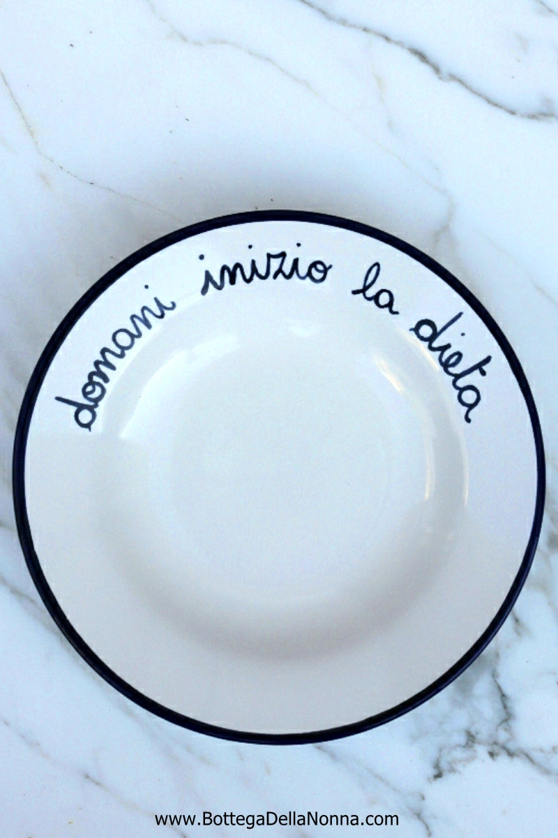 The "Domani Inzio la Dieta" Dish