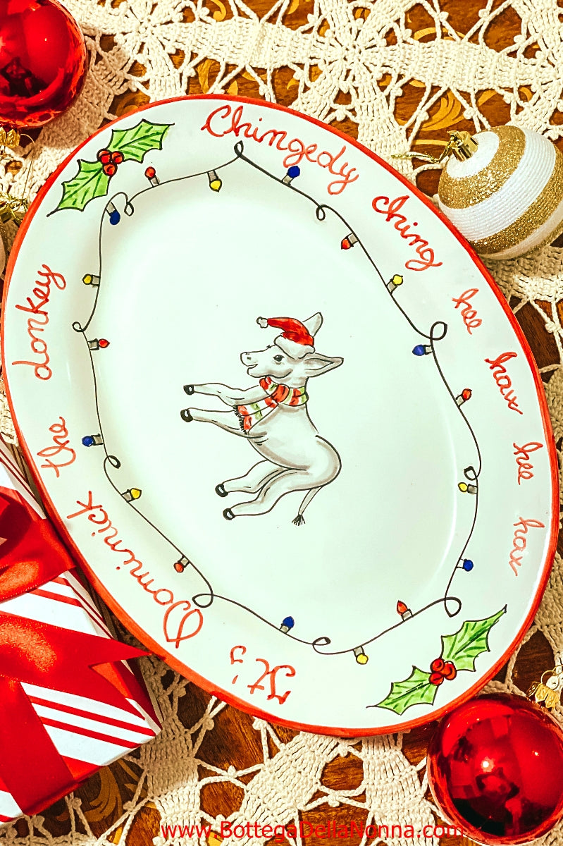 The Dominick the Donkey Platter