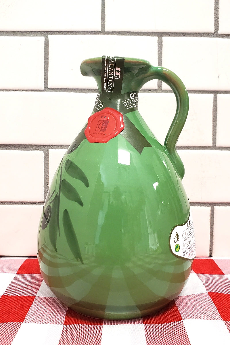 Oliva - Extra Virgin Olive Oil from Puglia in  Ceramic Jug by Frantoio Galantino