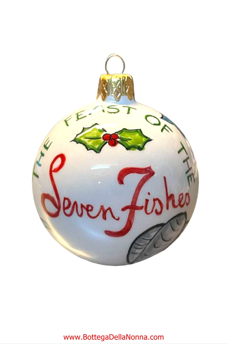 The Feast of the Seven Fishes  Christmas Ornament