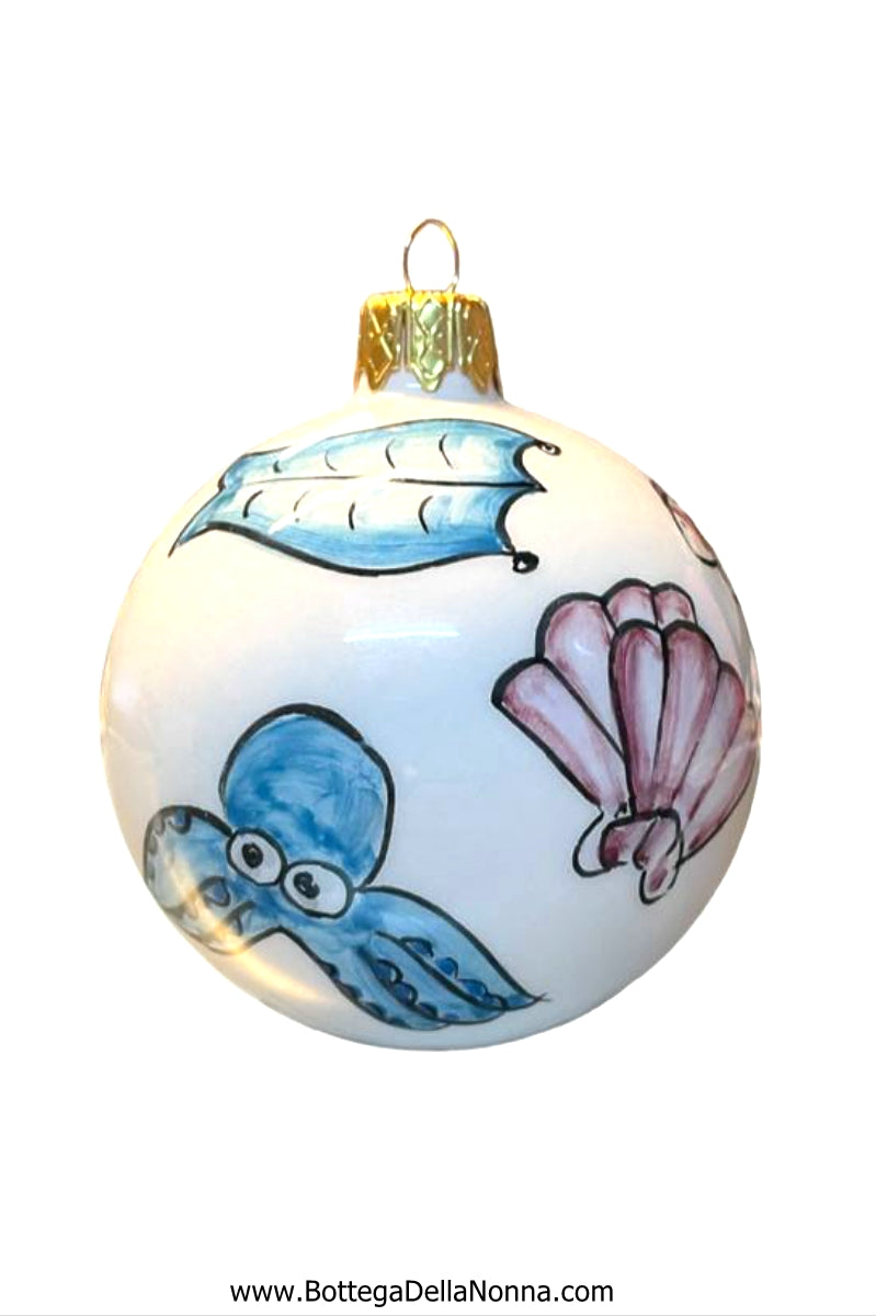 The Feast of the Seven Fishes  Christmas Ornament