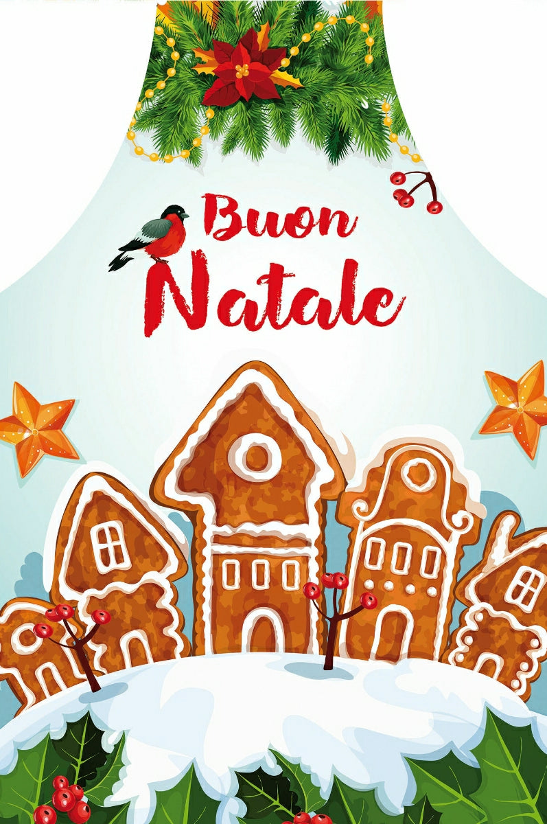 Ginger Bread House Apron - Made in Italy