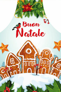 Ginger Bread House Apron - Made in Italy