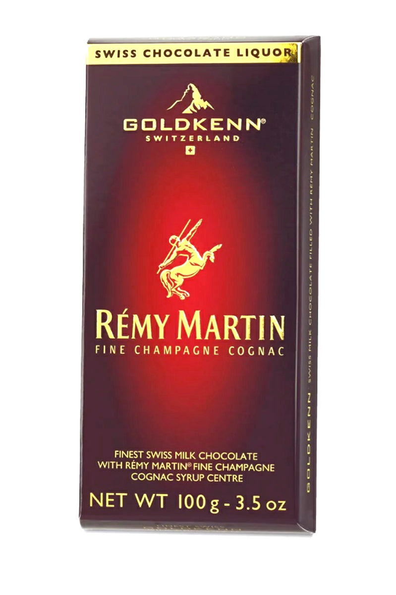 Goldkenn Milk Chocolate Bar with Remy Martin Cognac Center