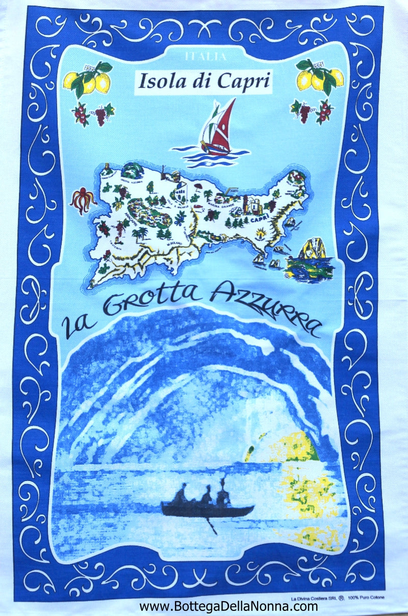 The Campania Terry Cloth Dish Towel - Made in Italy – La Bottega della Nonna