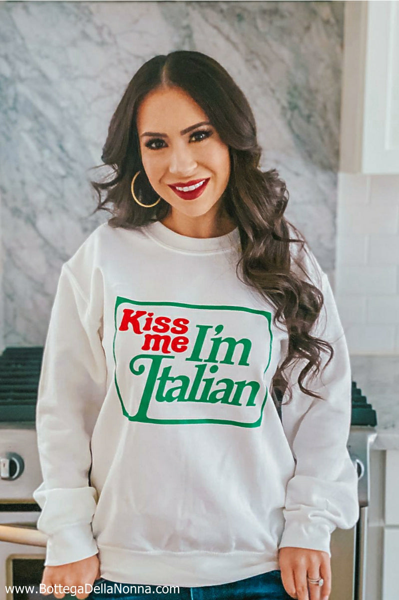 Kiss Me - I'm Italian - Sweatshirt - Unisex