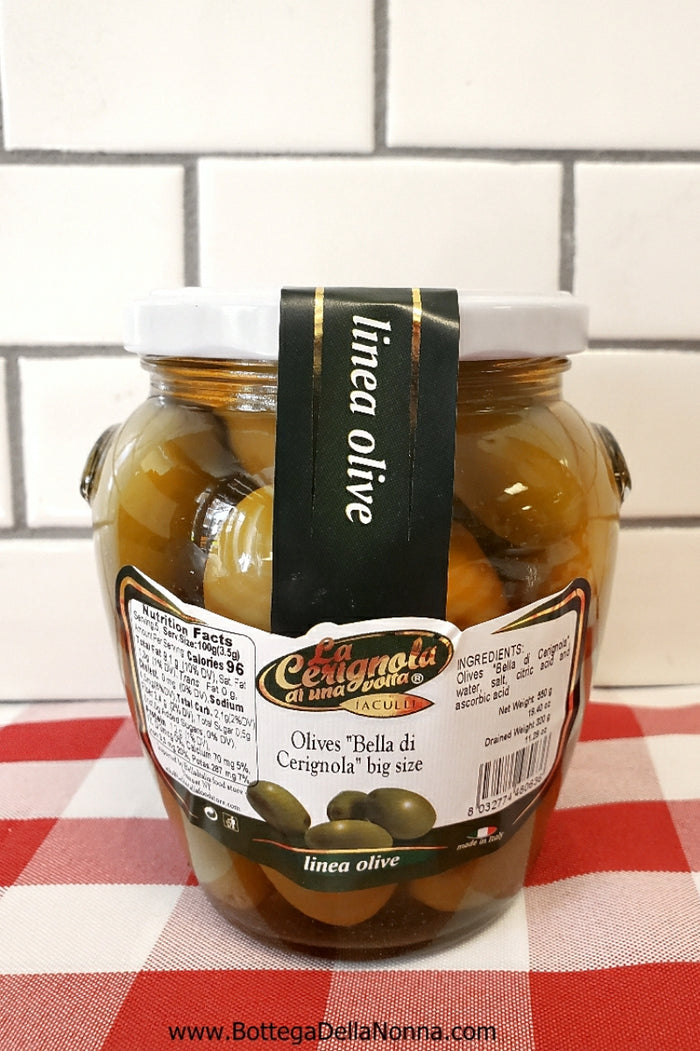 Large Cerignola Green Olives from Puglia