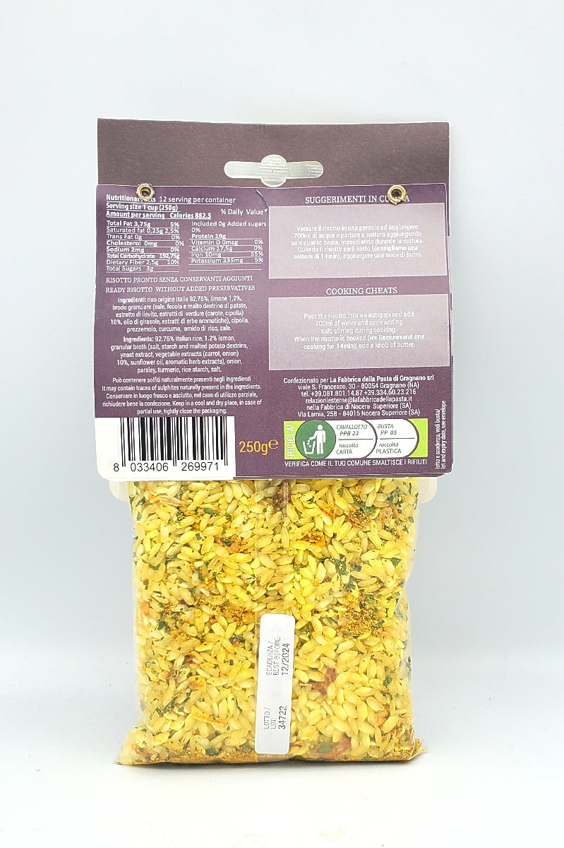 Risotto con Limone - Lemon Risotto by Fabbrica dei Sughi