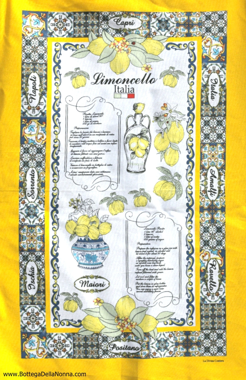 Limoncello Italia - Dish Towel - Made in Italy