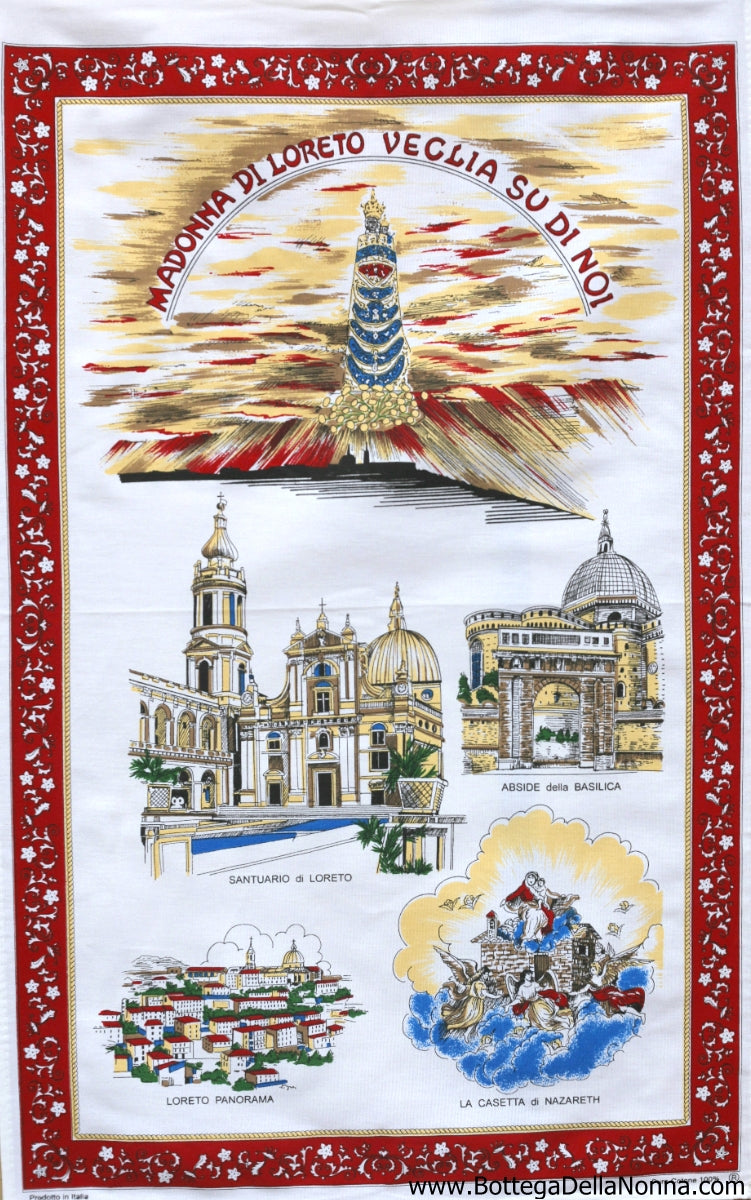 Madonna di Loreto - Dish Towel - Made in Italy