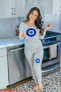 The Malocchio Envy Tracksuit - Light Grey