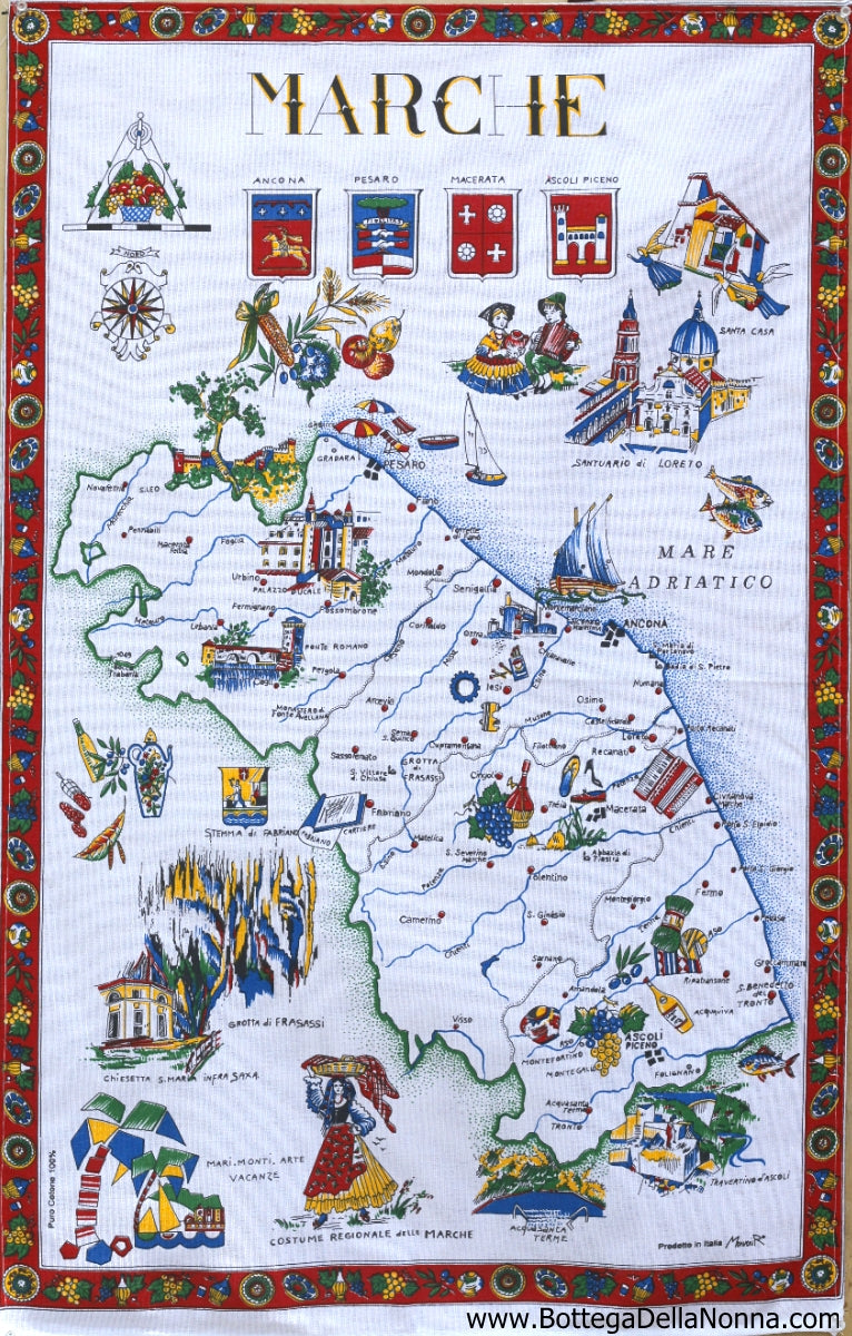 Marche - Dish Towel - Made in Italy