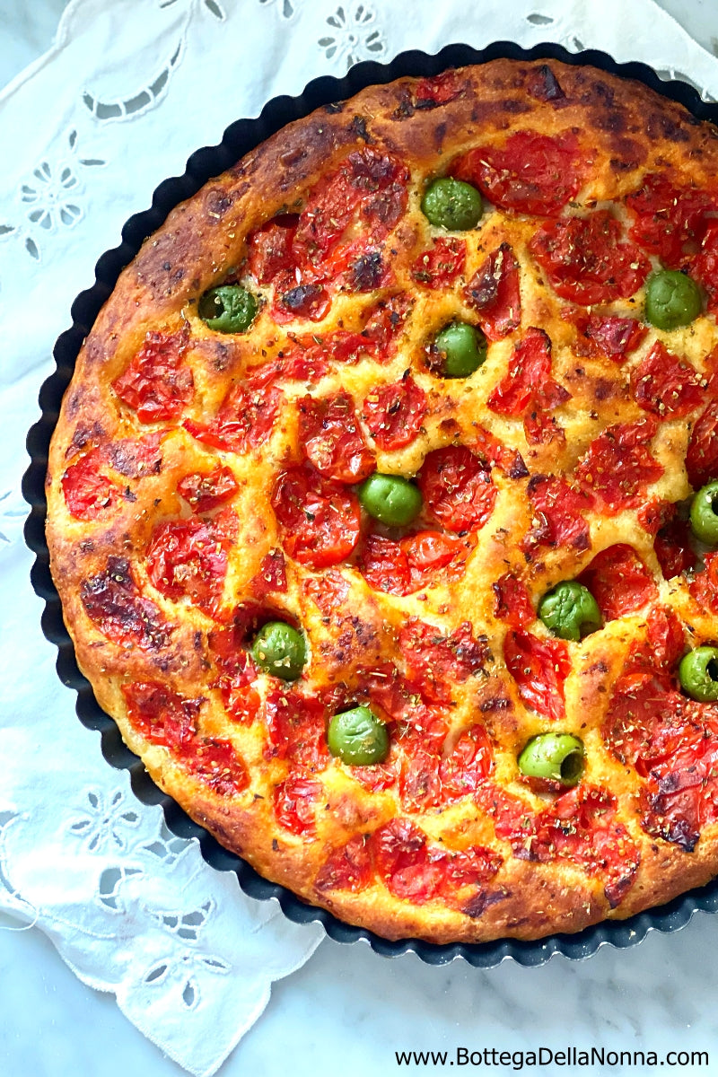 Extra-Heavy Duty Non-Stick Focaccia Pan - 12 Inches