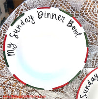 My Sunday Dinner Bowl