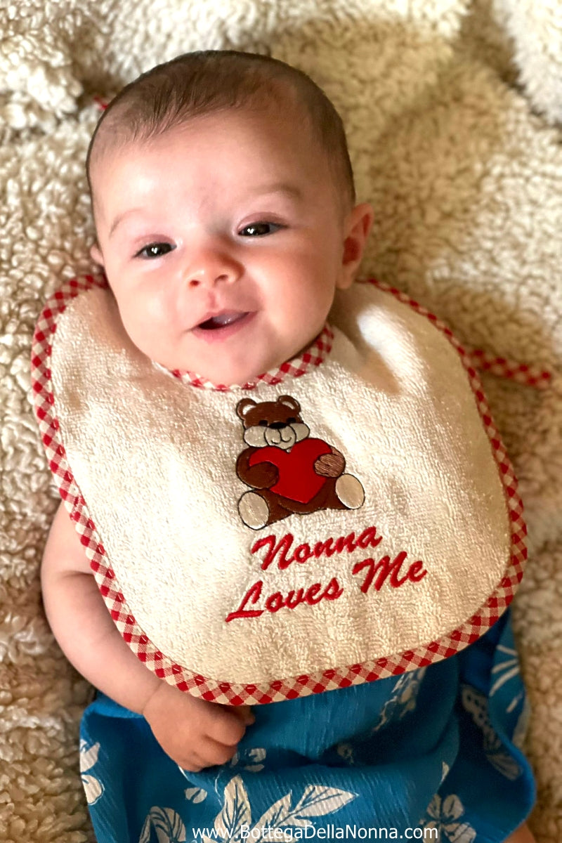 Nonna Loves Me - Bib - Newborn