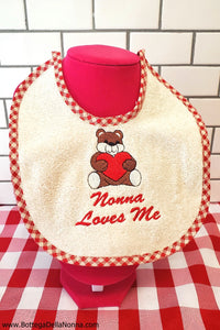 Nonna Loves Me - Bib - Newborn