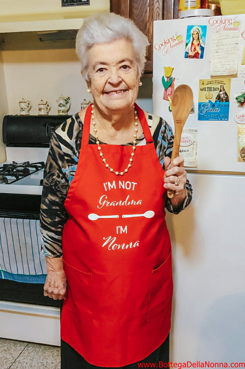 I'm not Grandma - I'm Nonna  Red Apron
