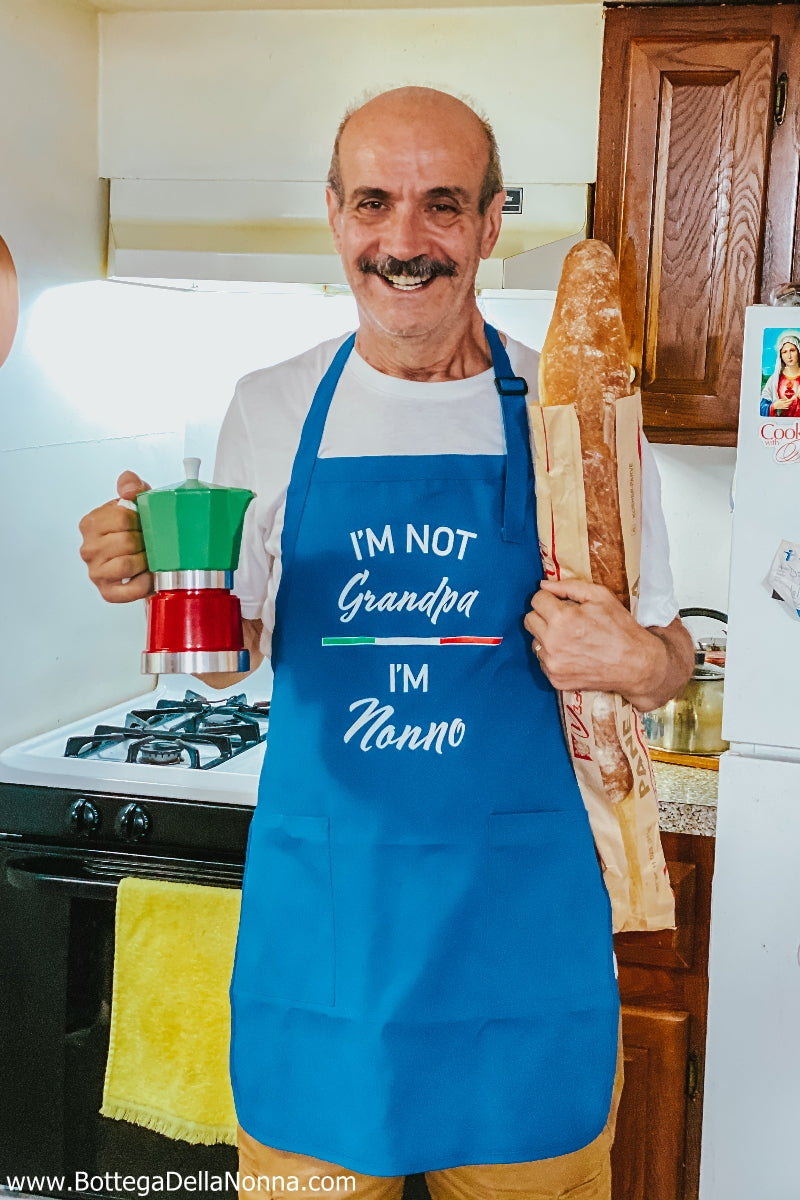 I'm not Grandpa - I'm Nonno -  Royal Blue Apron