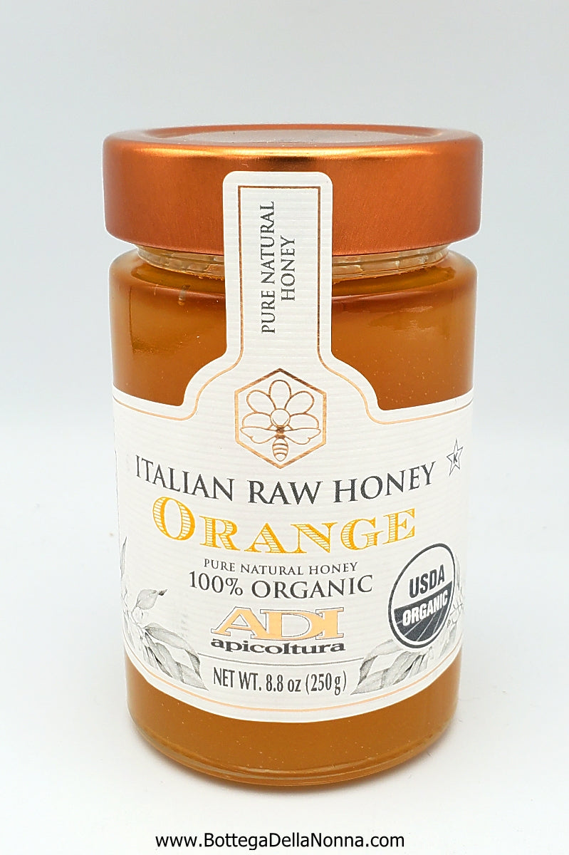 Organic Raw Orange Honey by Apicoltura