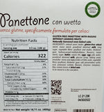 Panettone with Raisins - Gluten Free