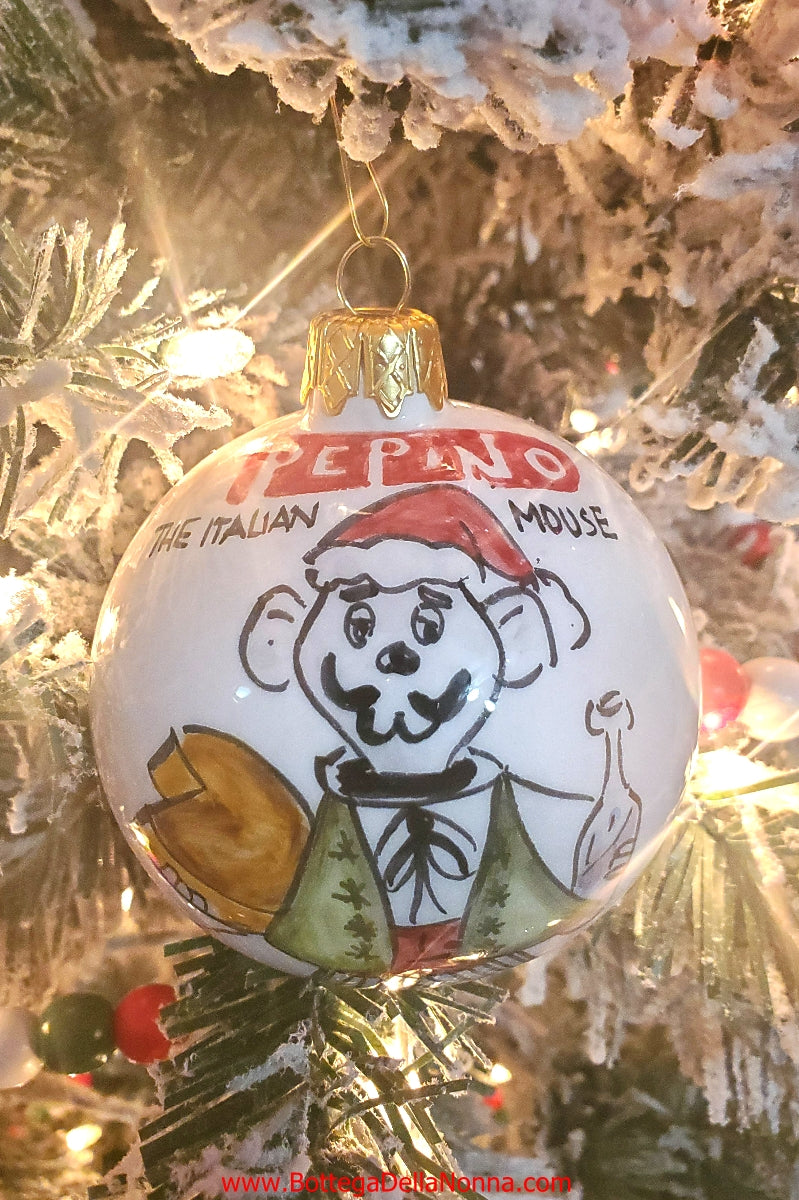 Pepino the Italian Mouse Christmas Ornament