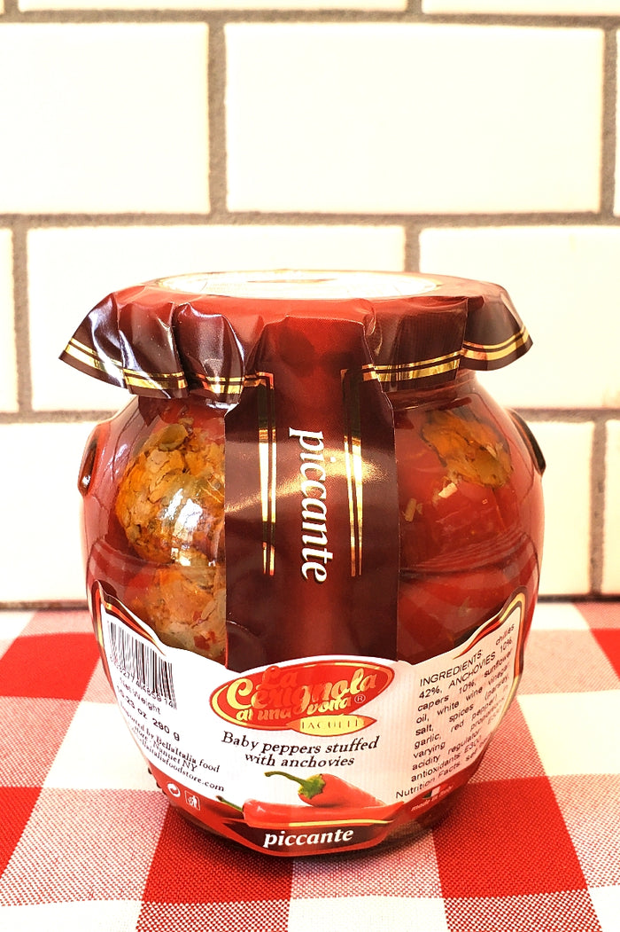 Baby Peppers Stuffed with Anchovies from Puglia