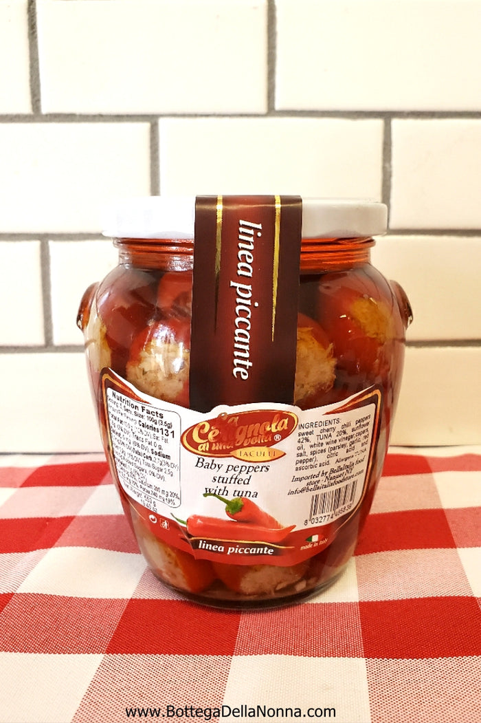 Baby Peppers Stuffed with Tuna from Puglia