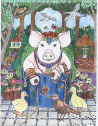 Precious Animals - Coloring Book - With Dedication