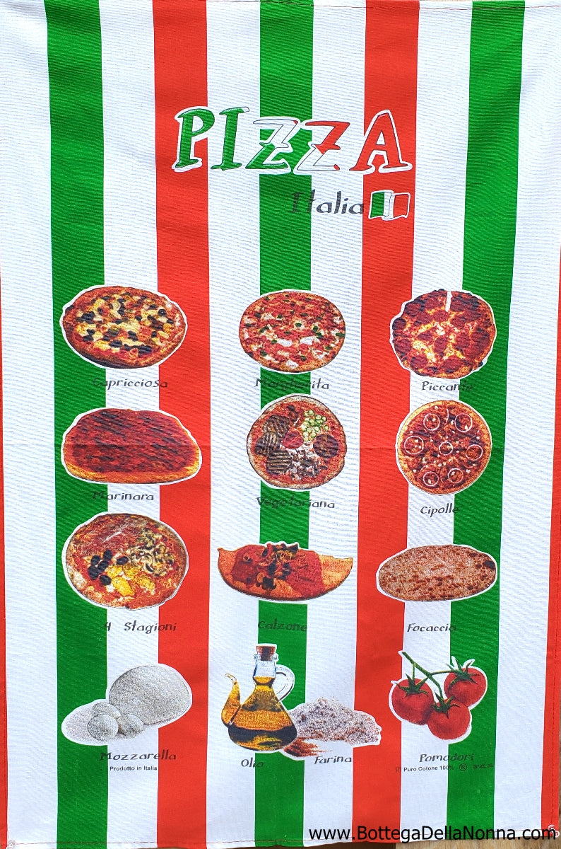 Pizza Italia - Dish Towel - Made in Italy
