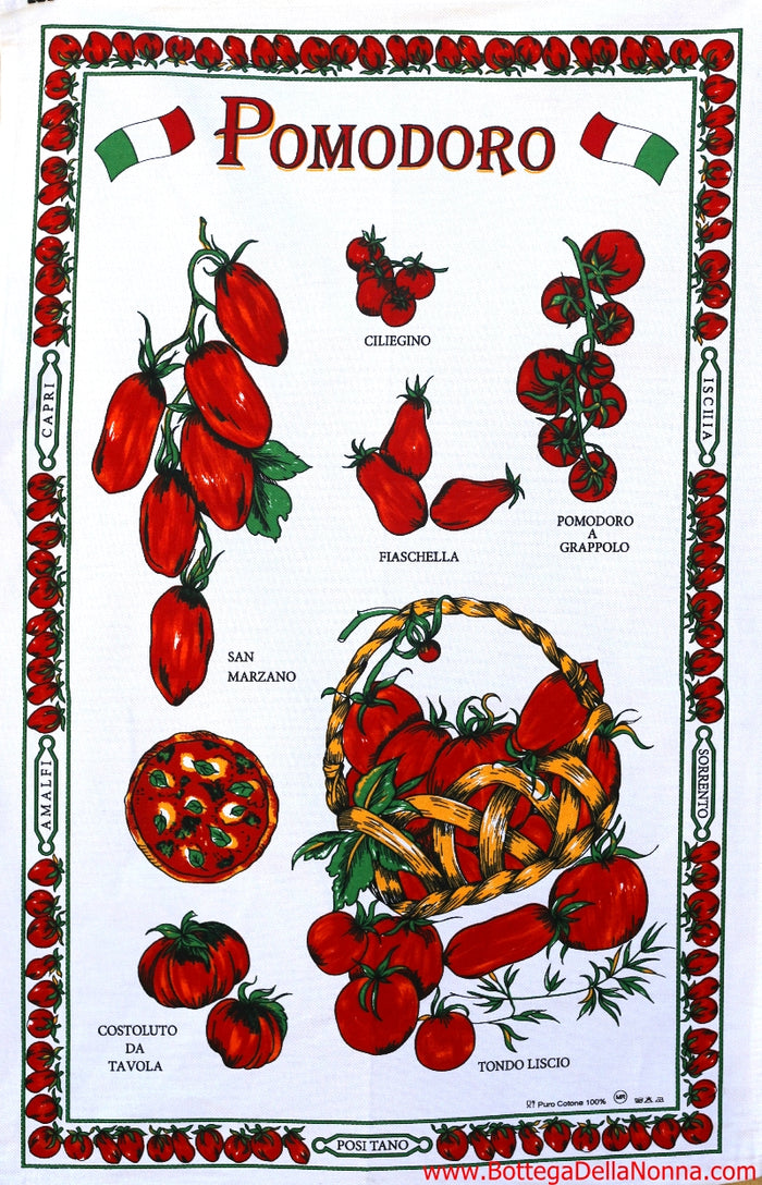 Pomodoro  - Dish Towel - Made in Italy