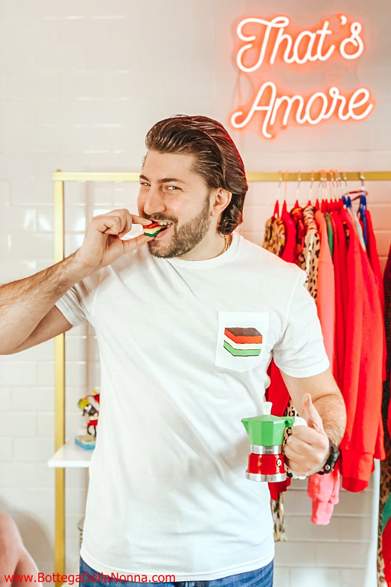 The Rainbow Cookie Pocket Tee - Unisex