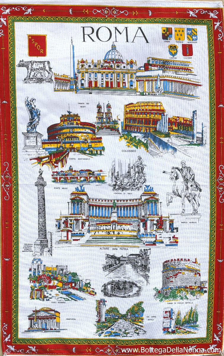 Roma - Dish Towel - Made in Italy