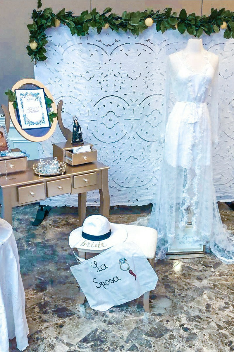 Handpainted La Sposa Canvas Bag