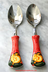 The Positano Salad Spoon and Fork Set