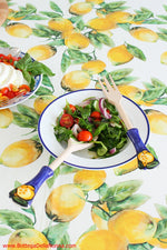 The Positano Wood Salad Spoon and Fork Set