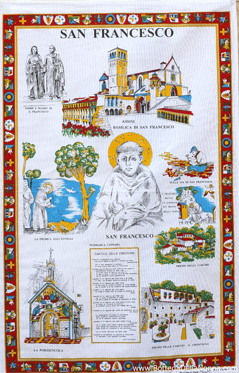 San Francesco - Dish Towel - Made in Italy