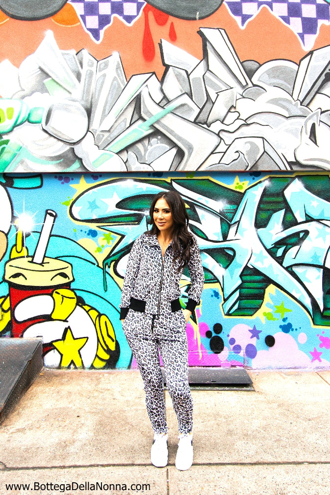 The Saucy Couture Saucy Tracksuit - Oh la la Leopard 