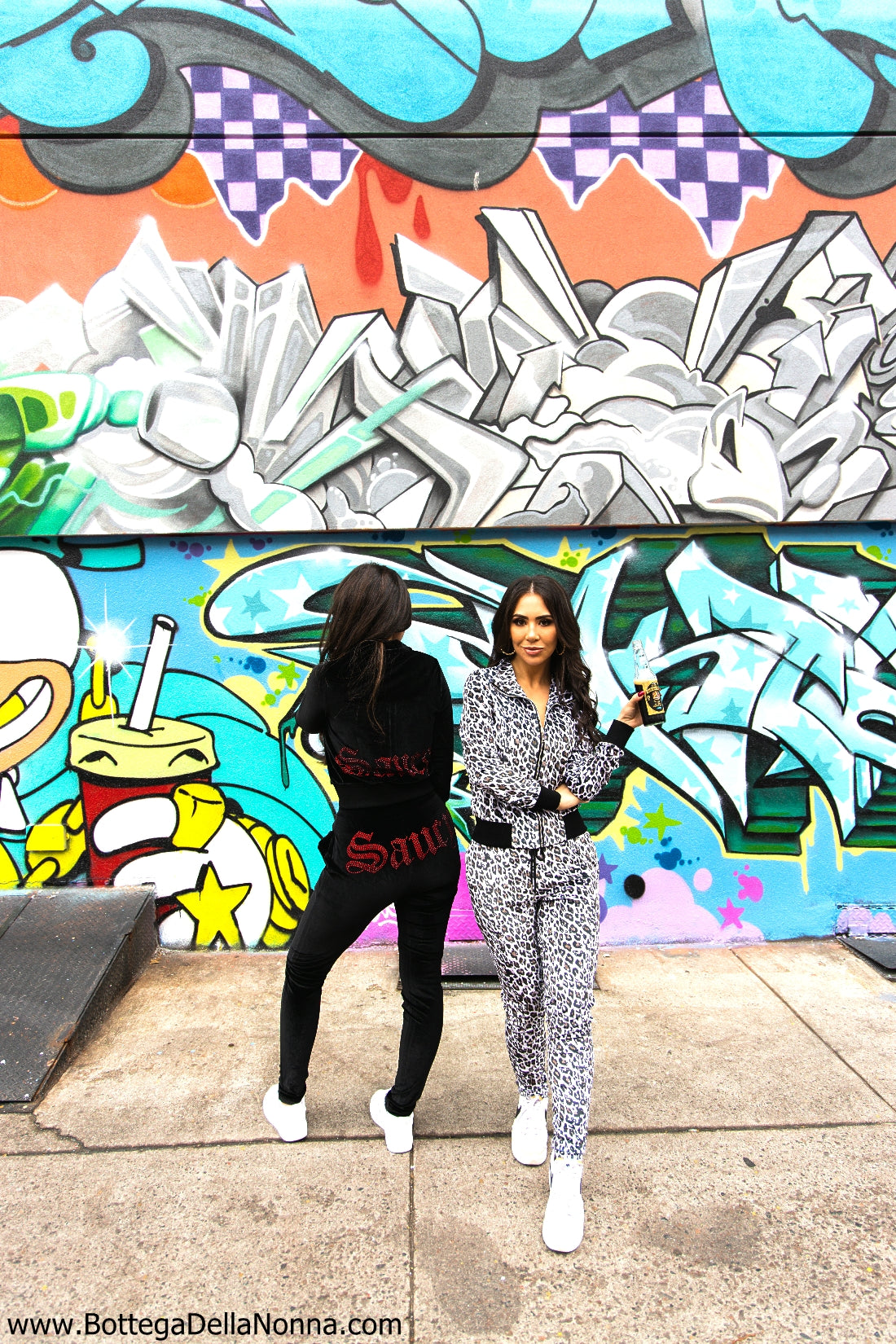 The Saucy Couture Saucy Tracksuit - Oh la la Leopard 
