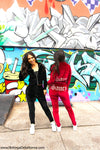 The Saucy Couture Very Saucy Tracksuit - Vino Red