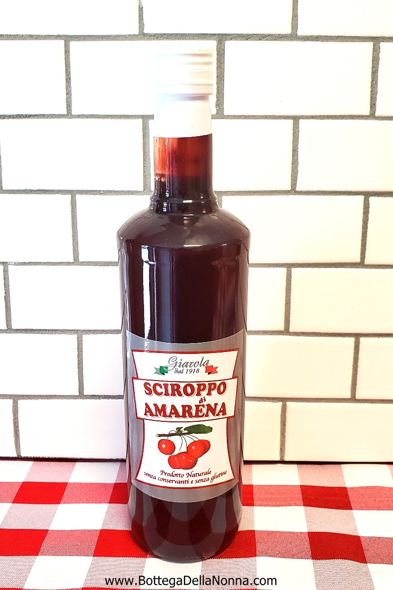 Sciroppo di  Amarena - Wild Cherry Syrup by Giarola