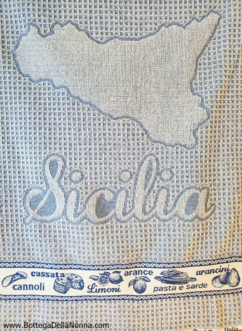 The Sicilia Terry Cloth Dish Towel - Made in Italy