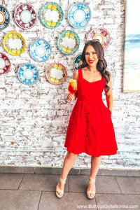 The Sophia Dress: Red Lipstick