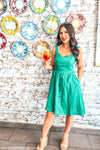 The Sophia Dress: Mediterranean Green