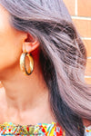 The Taralli Hoop Earrings - Yellow  Gold