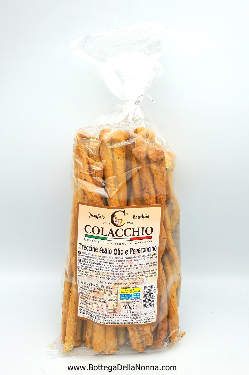 Treccine Aglio, Olio e Peperoncino - Colacchio