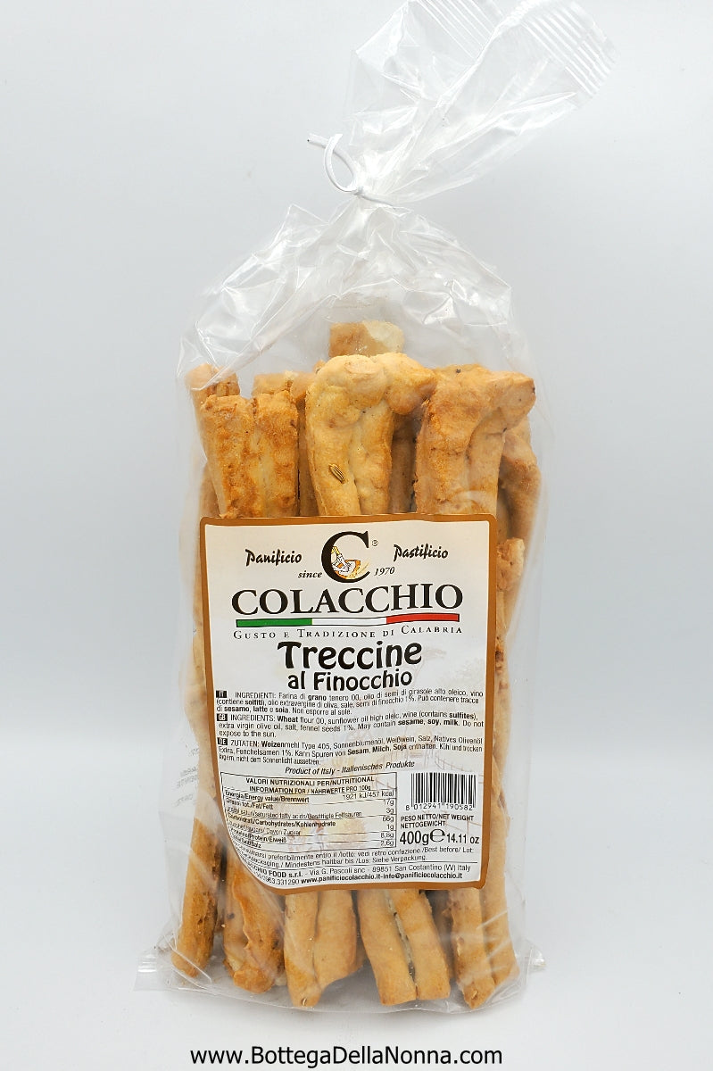 Treccine al Finocchio - Fennel Braids - Colacchio