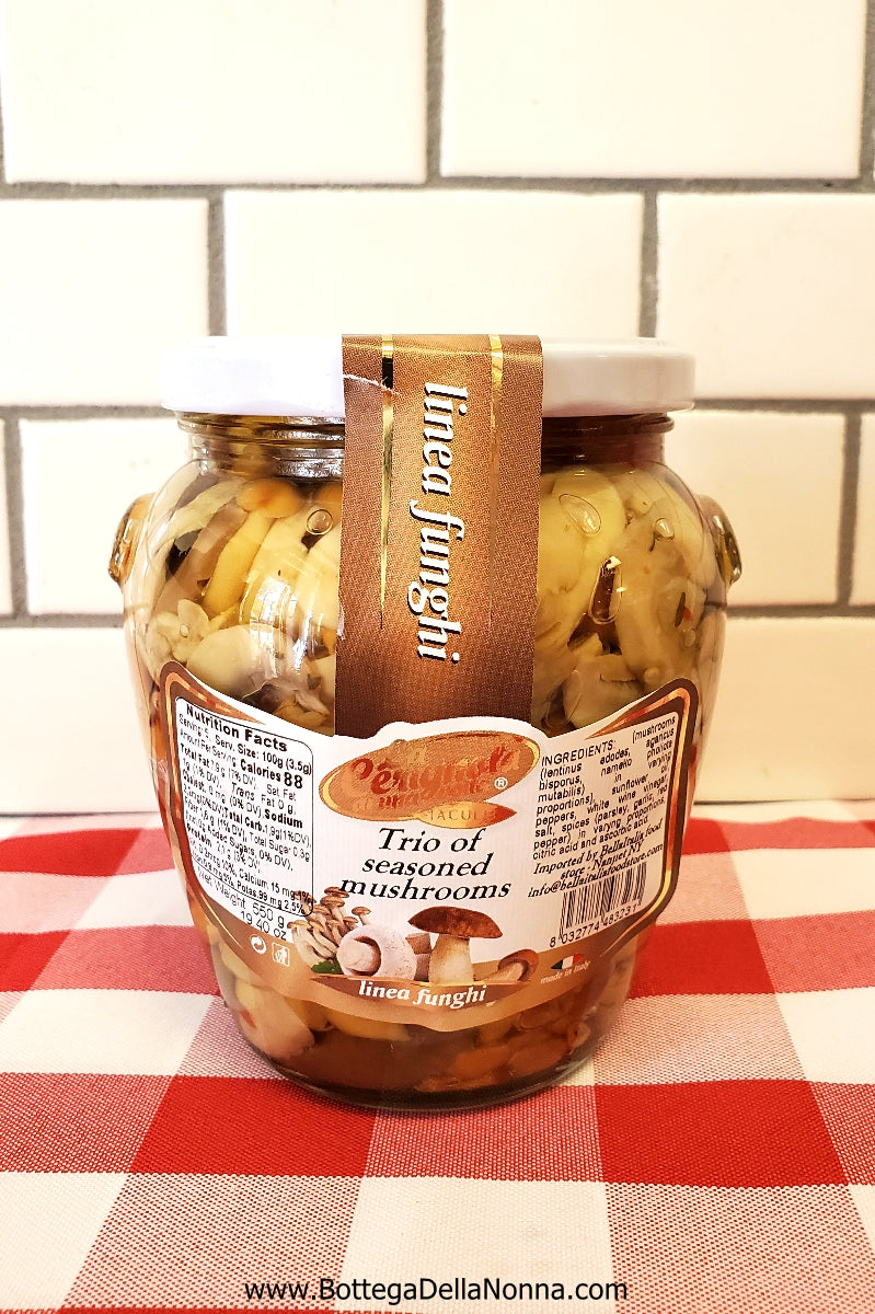 Trio of Seasoned Mushrooms from Puglia