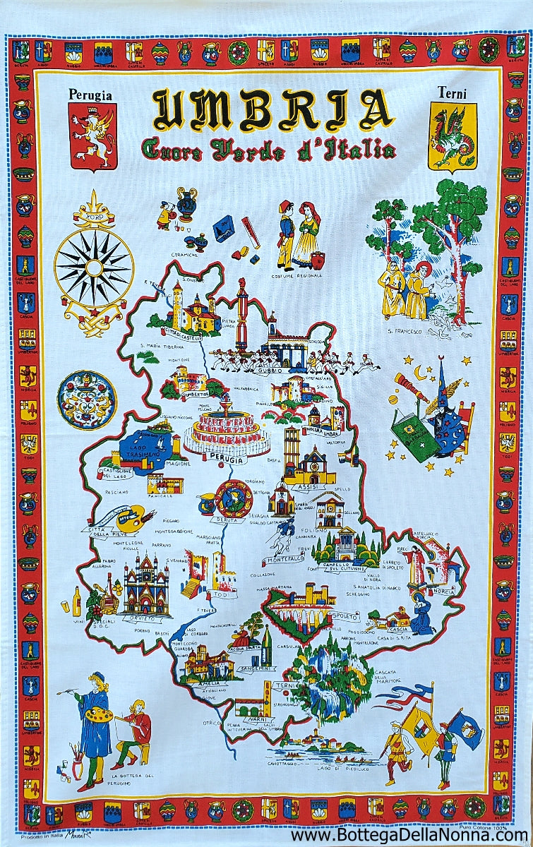 Umbria - Dish Towel - Made in Italy