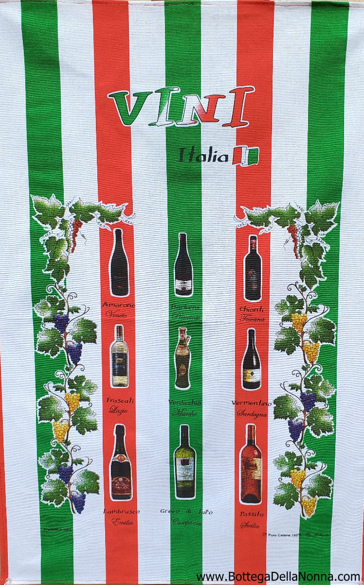 Vini Italia - Dish Towel - Made in Italy